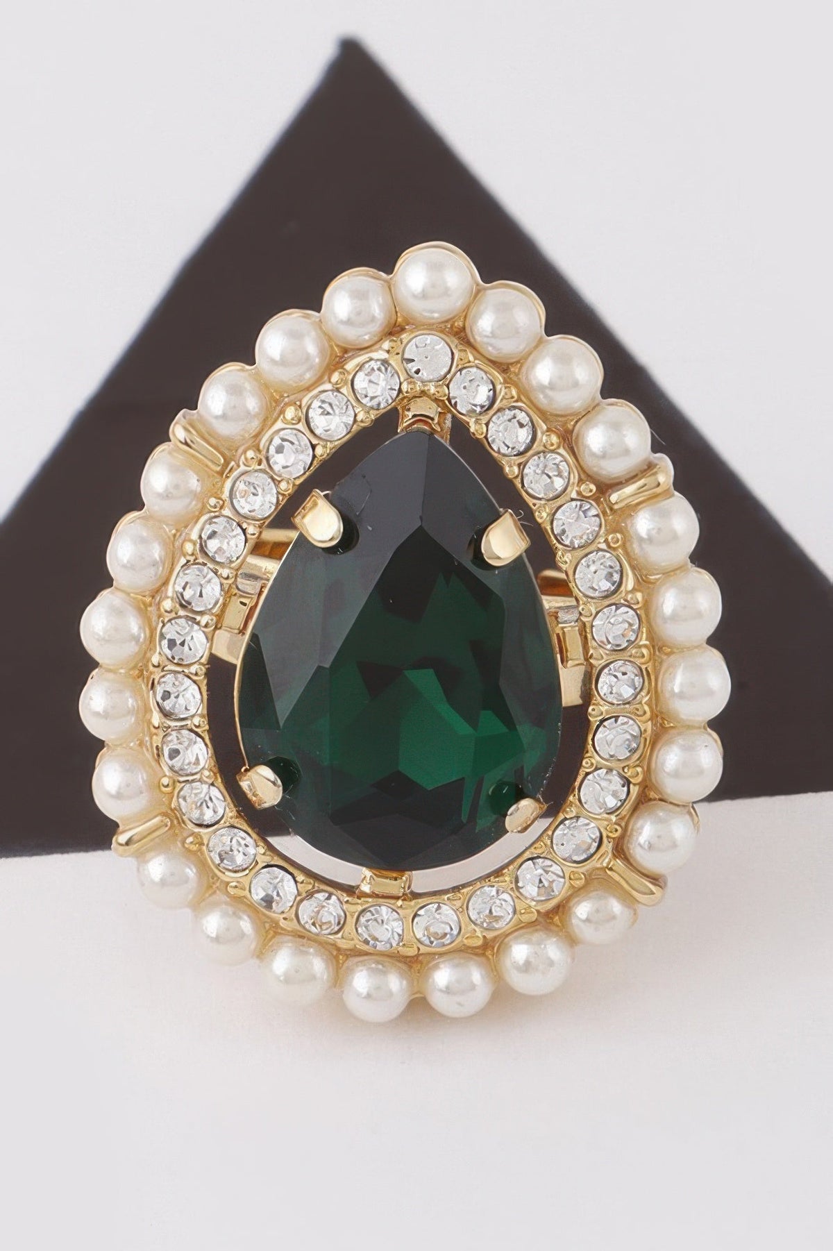 Women's Jeweled Rhinestone Ring BYMANYC ® New York CONTEMPORARY VIBRANT MODERN JEWELRY - New Collection-1
