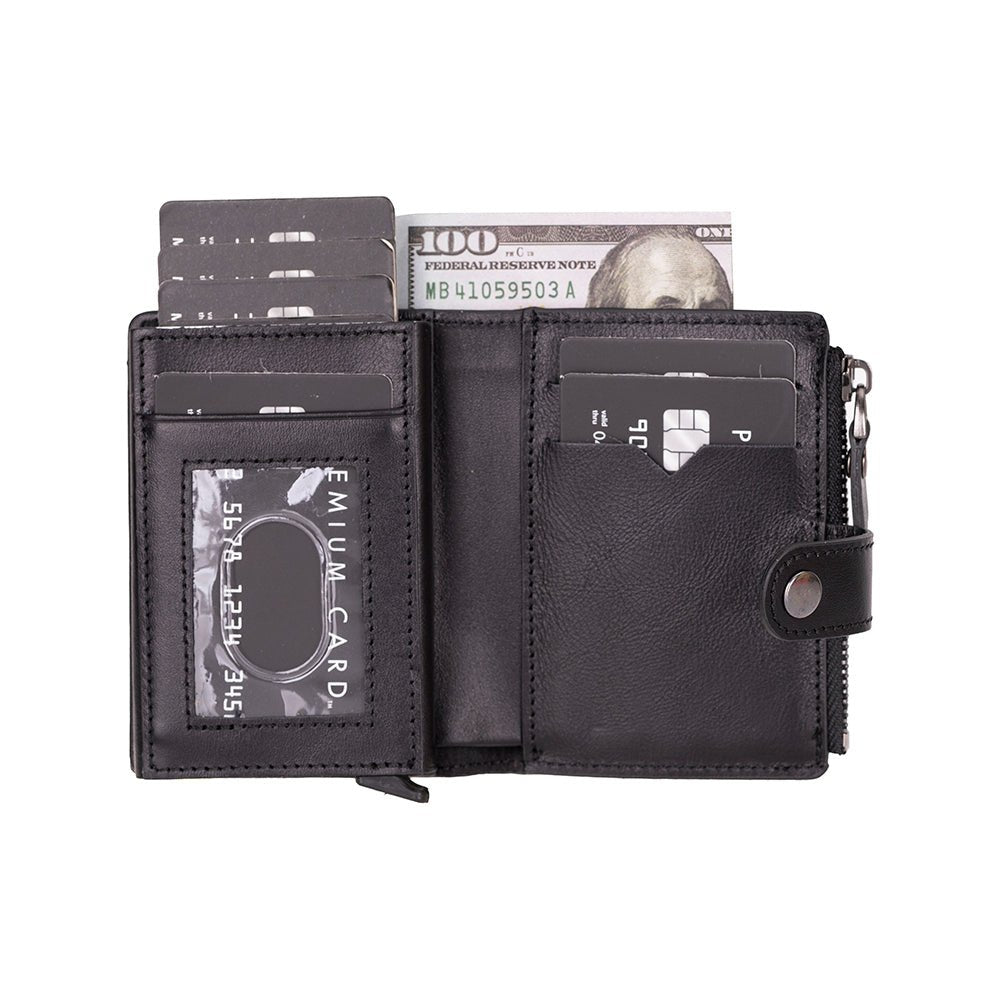 Andalusia Genuine Leather Pop-Up Cardholder with RFID Protection-6