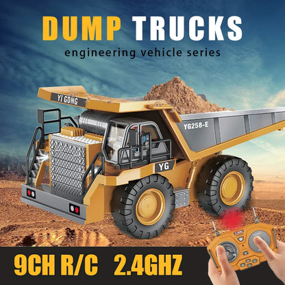 Rc Alloy Dump Truck Engineering Vehicle For Boys-1