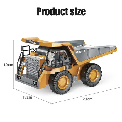 Rc Alloy Dump Truck Engineering Vehicle For Boys-2