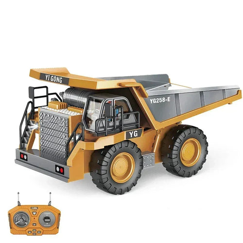 Rc Alloy Dump Truck Engineering Vehicle For Boys-0