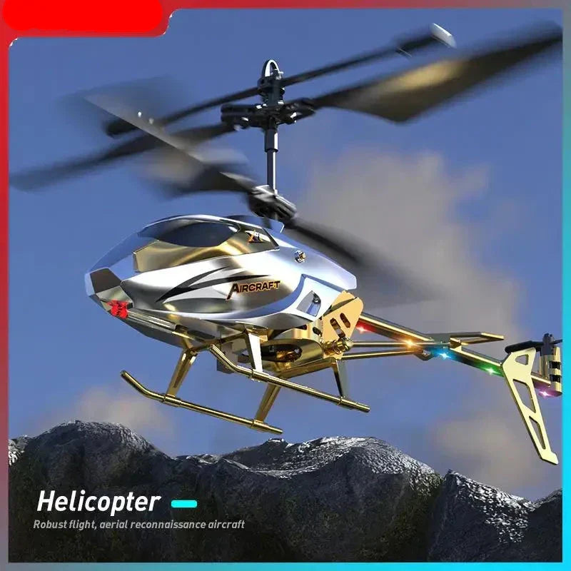 Rc Helicopter Lights Remote Control Aircraft For Kids-1