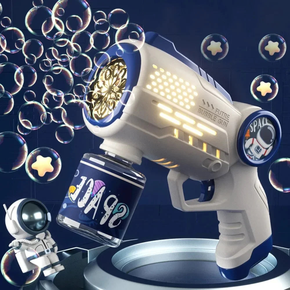 Astronaut Bubble Machine Gun With Lights For Kids-2